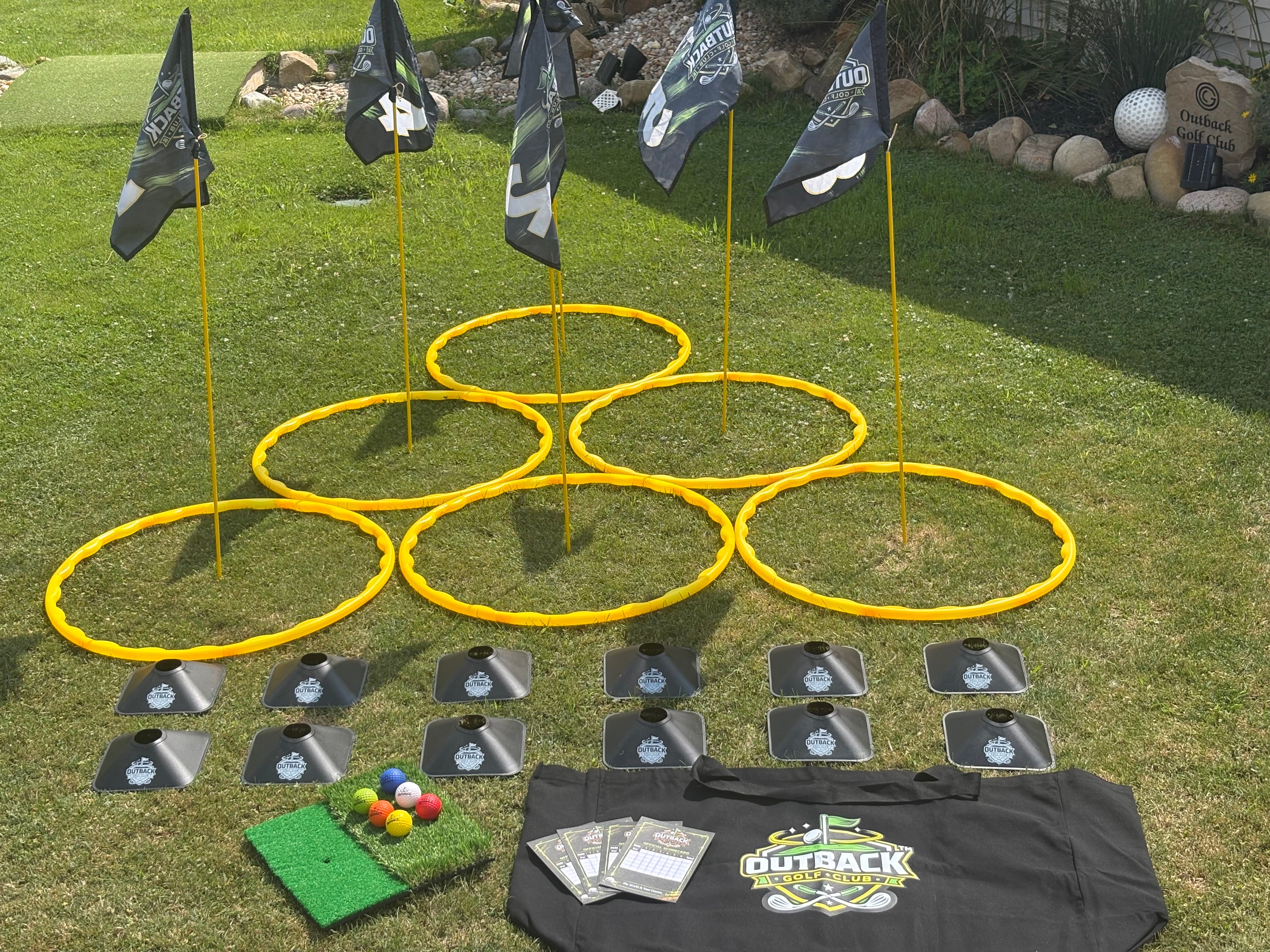 Outback Golf Club™ – Portable Backyard Golf Game