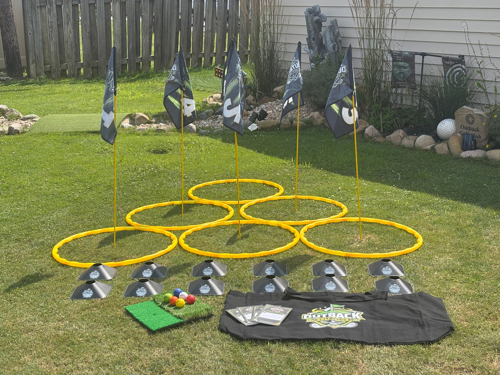 Outback Golf Club™ – Portable Backyard Golf Game