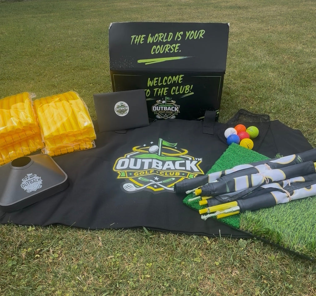 Outback Golf Club™ – Portable Backyard Golf Game