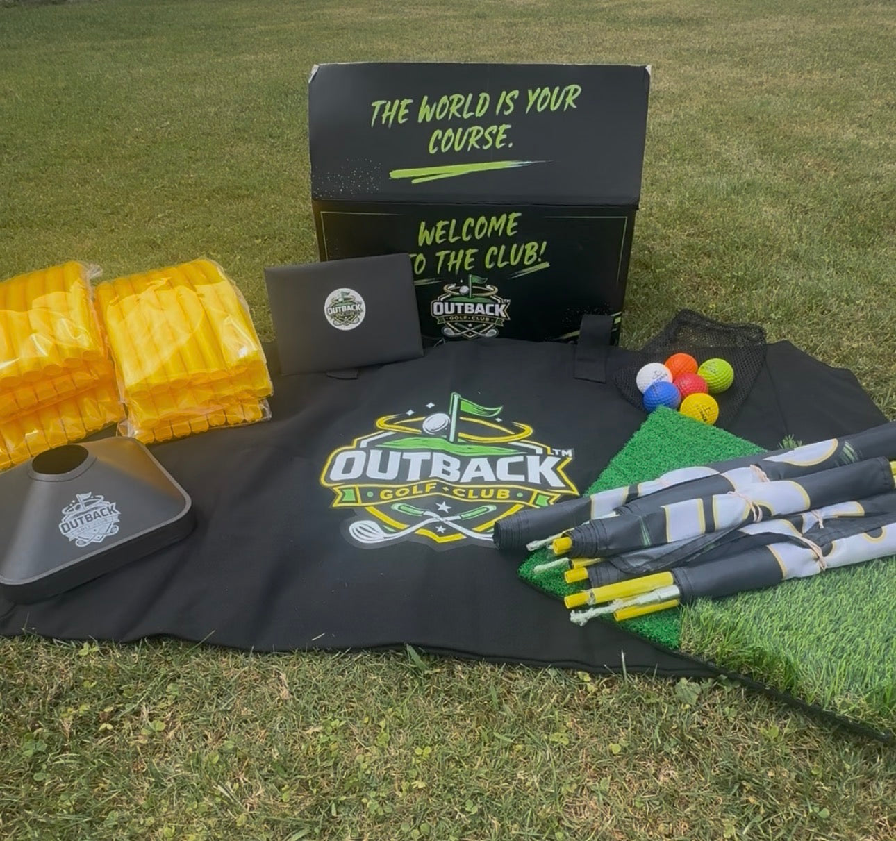 Outback Golf Club™ – Portable Backyard Golf Game
