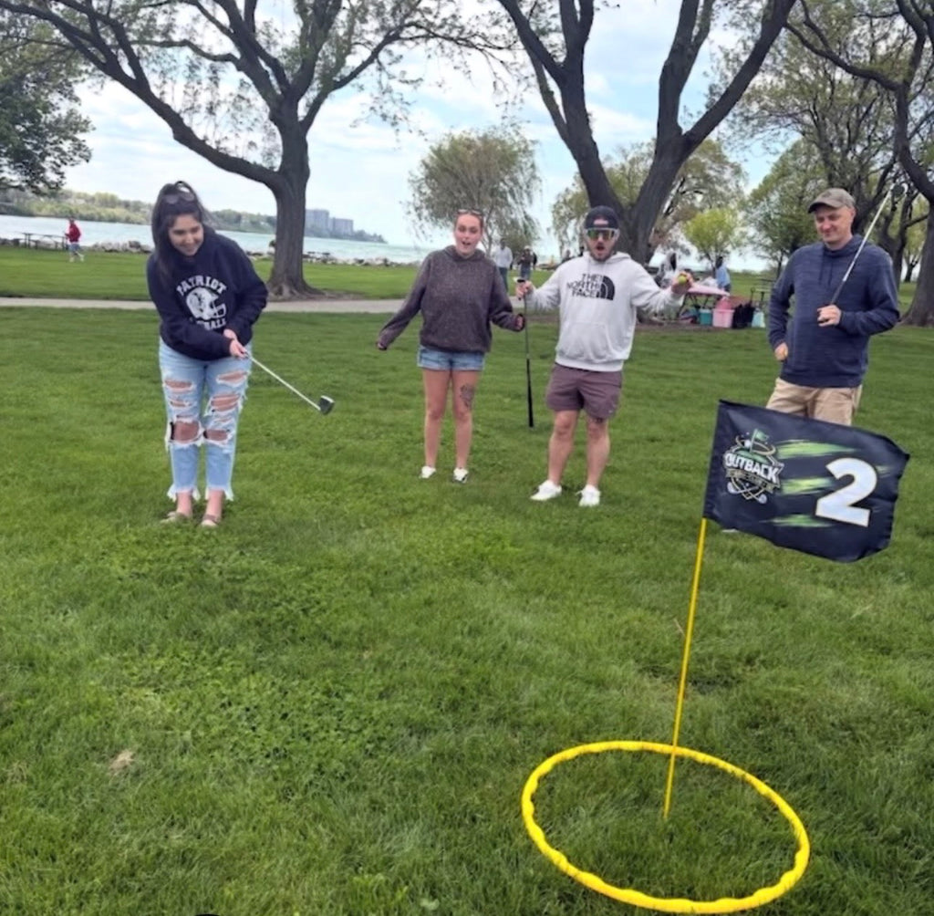 Outback Golf Club™ – Portable Backyard Golf Game