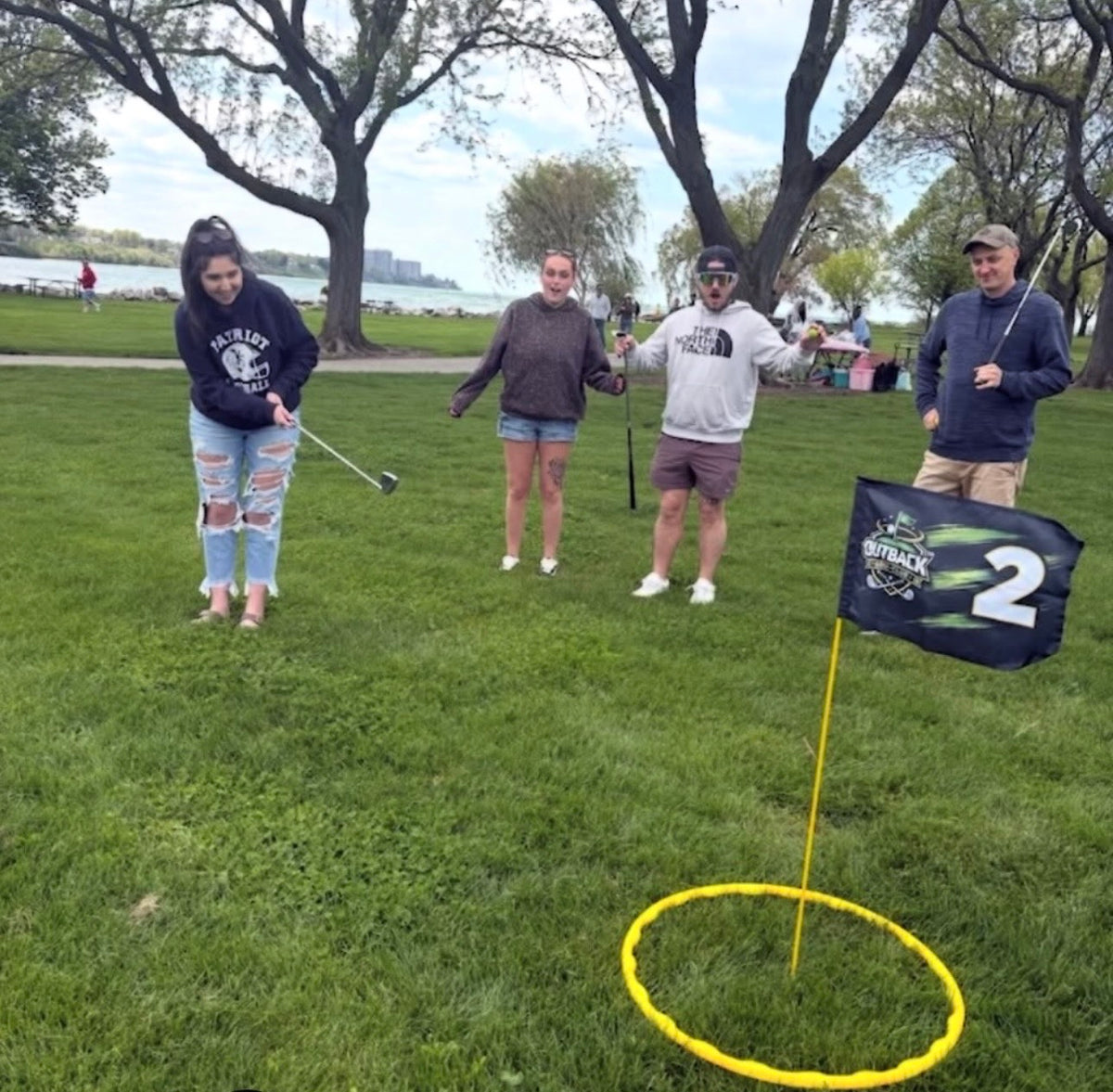 Outback Golf Club™ – Portable Backyard Golf Game